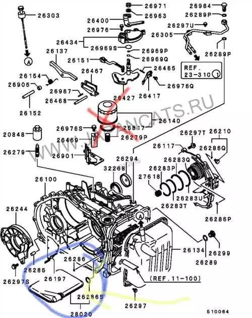 Как правильно проверить уровень масла в автоматической коробке передач Mitsubishi Galant 9