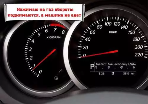 Почему автомобиль теряет скорость при нажатии на газ, в то время как обороты двигателя растут?