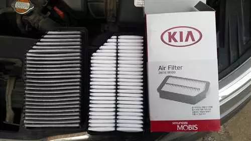 Как заменить воздушный фильтр на Киа Рио 4 - подробная инструкция с пошаговыми фото