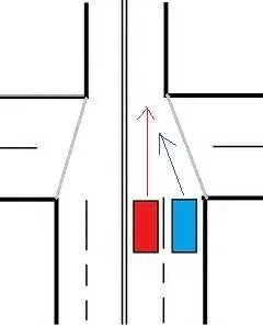 Где и как вы должны уступить дорогу на сужении после перекрестка в соответствии с Правилами дорожного движения